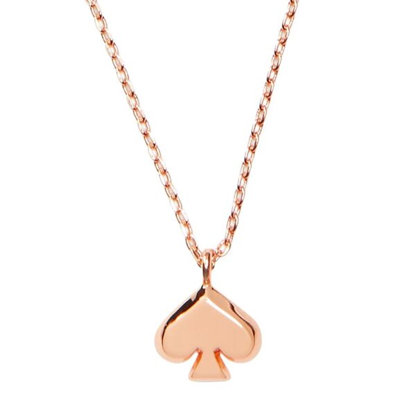 Kate Spade Everyday Spade Rose Gold Spade Necklace NEW - Picture 1 of 7